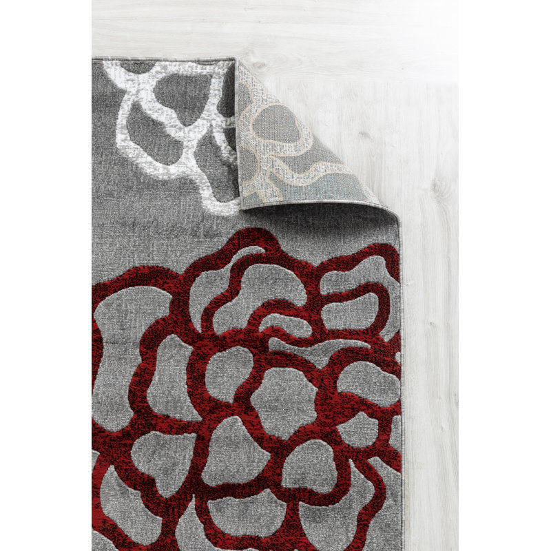 Ebern Designs Kimbrel Floral Rug & Reviews Wayfair